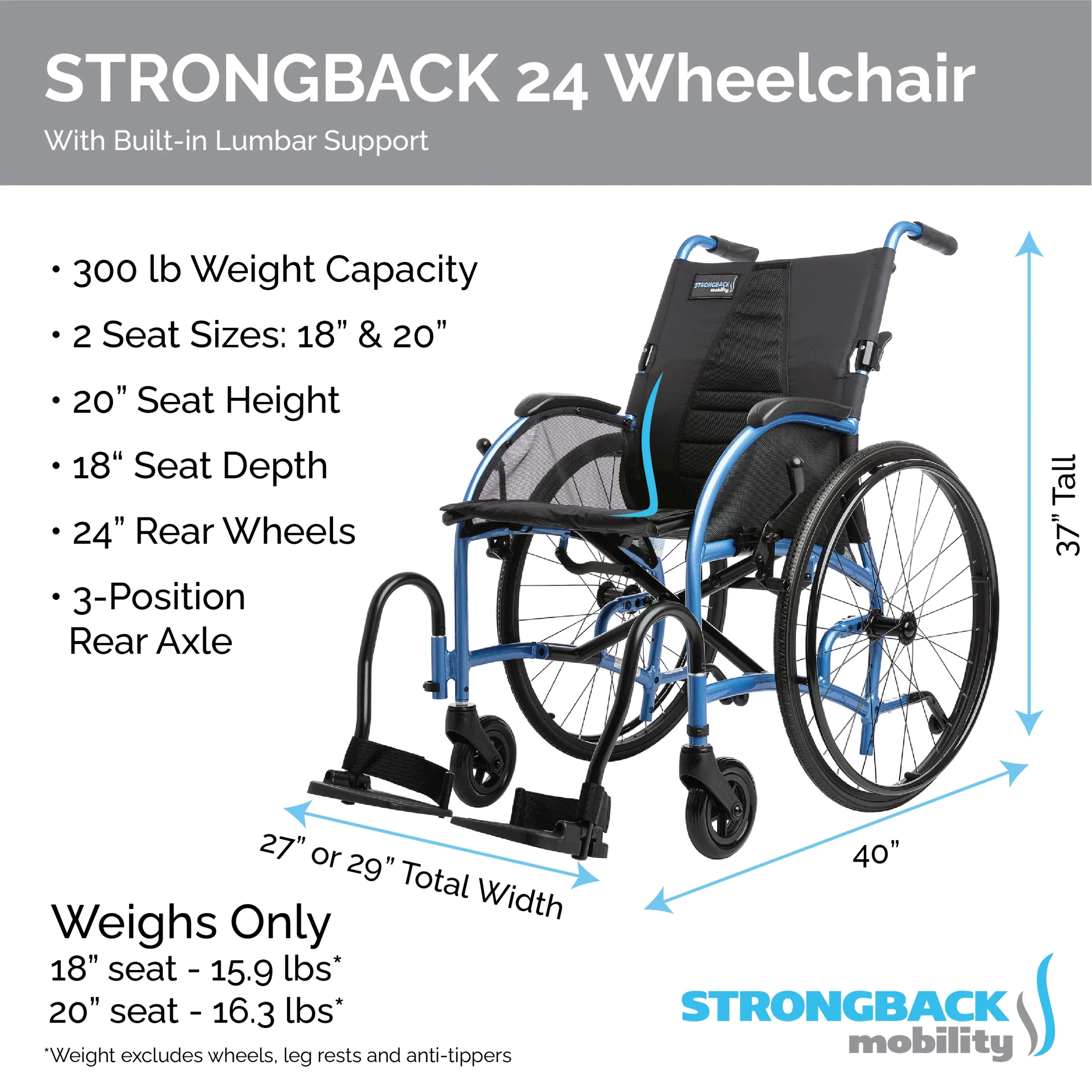 STRONGBACK COMFORT 24 (45 i 50 cm) - obrazek 5